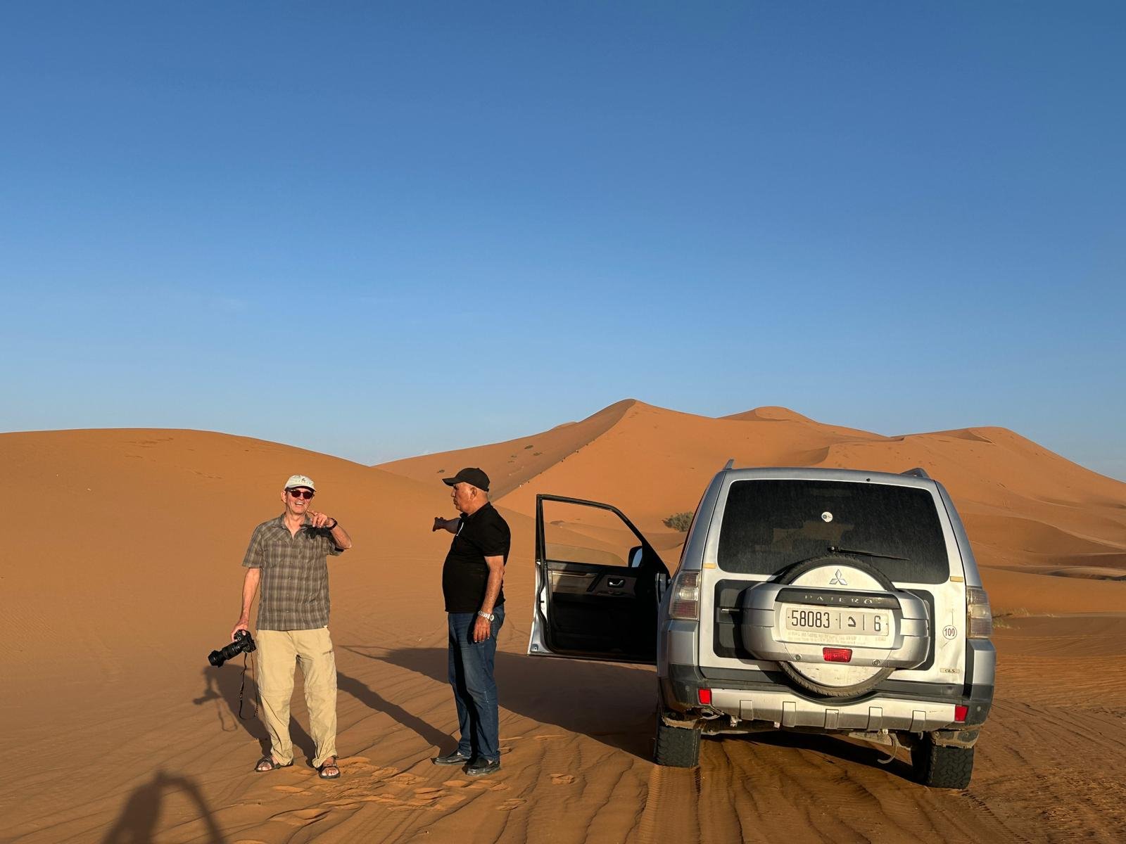 Ahmed in the Moroccan Sahara desert