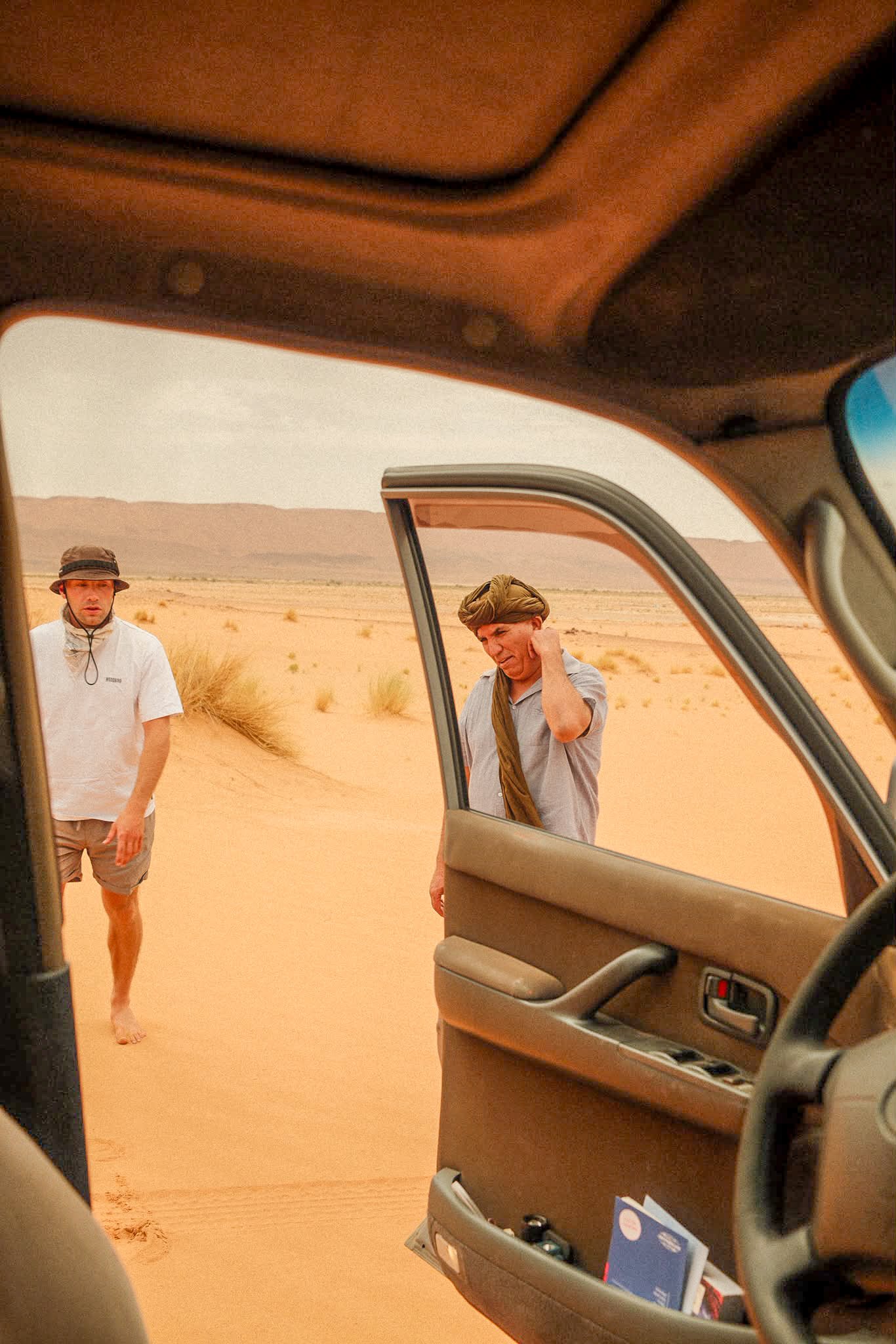 Sahara desert scene