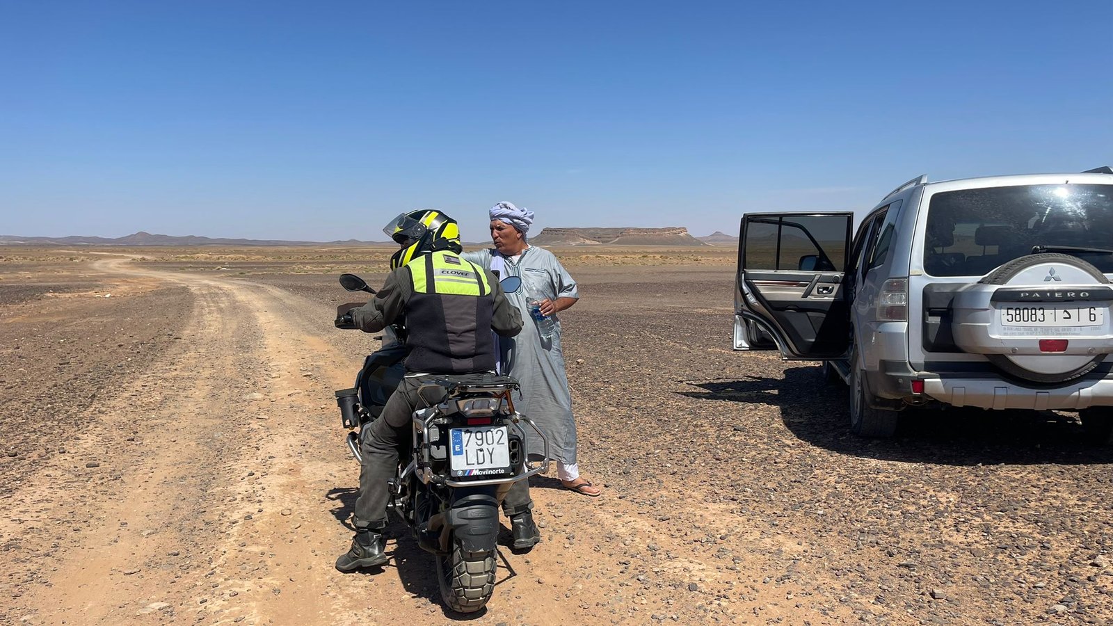 Sahara desert scene