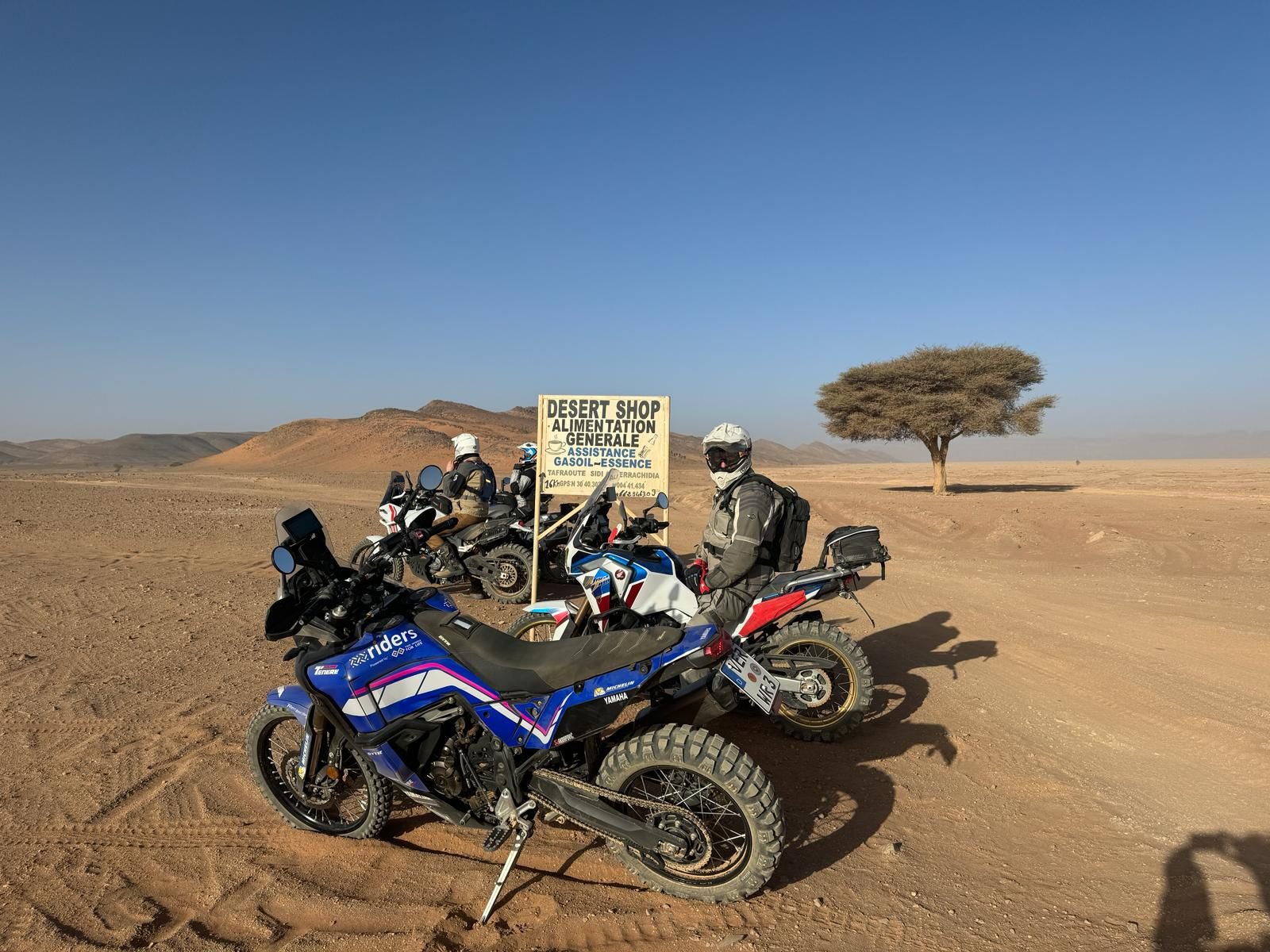 Sahara desert scene
